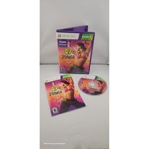Zumba Fitness (Microsoft Xbox‎ 360, 2010) CIB Complete Tested and Working Great